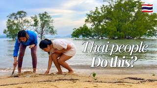 Learning Thai at the Beach with Local People 🇹🇭