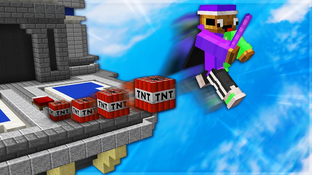 Quadruple TNT Jumping in Bedwars