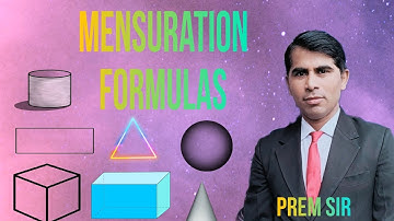 📚Mensuration Maths Tricks | Mensuration Formula/Questions/Problems/Surface Area/Volume/Solution