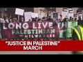 &#39;Justice in Palestine&#39; protest in downtown Milwaukee | FOX6 News Milwaukee