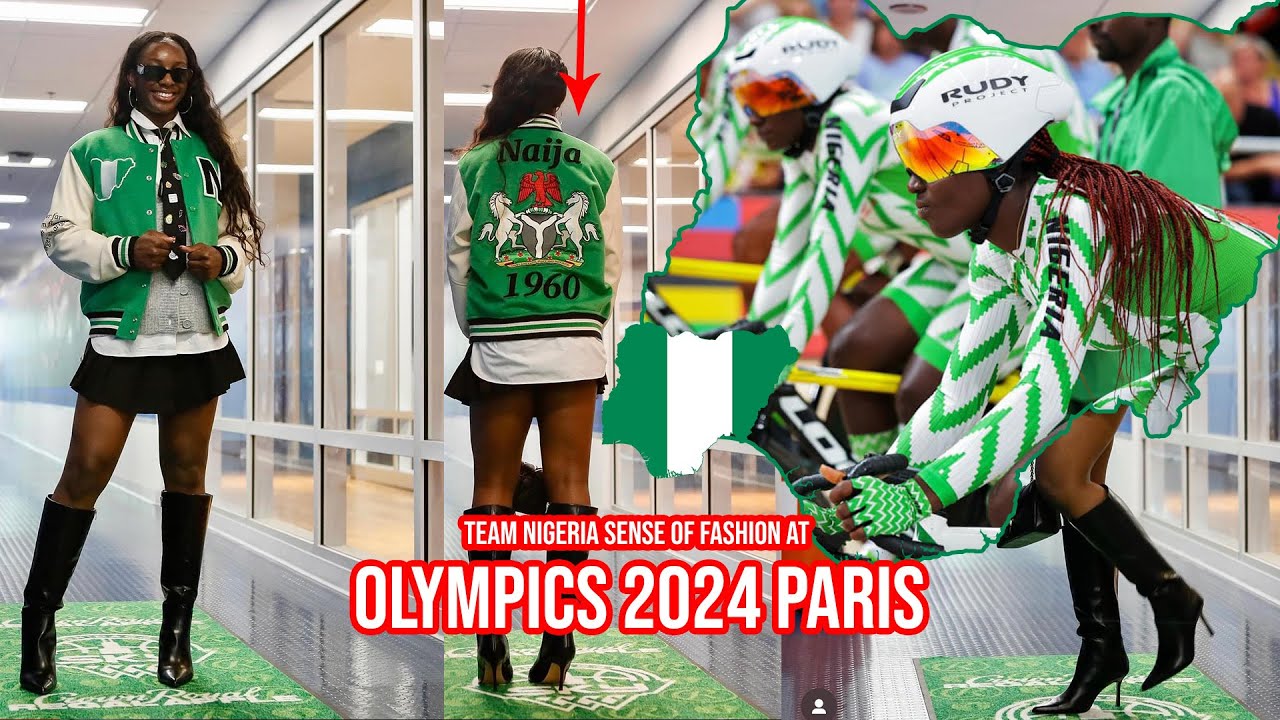 Team Nigeria sense of fashion at Olympics 2024 in Paris - YouTube