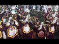 USC marching band post-game celebration after their win over Utah! October 14, 2017