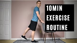 10 Minute Standing Exercise Routine for After  Knee Replacement