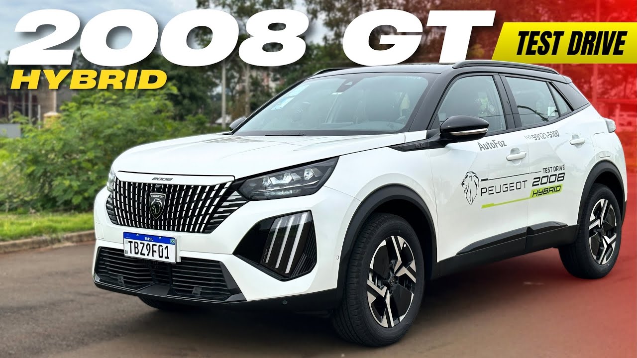 Novo Peugeot 2008 GT Hybrid 2026 Teste Drive COMPLETO e análise — free download