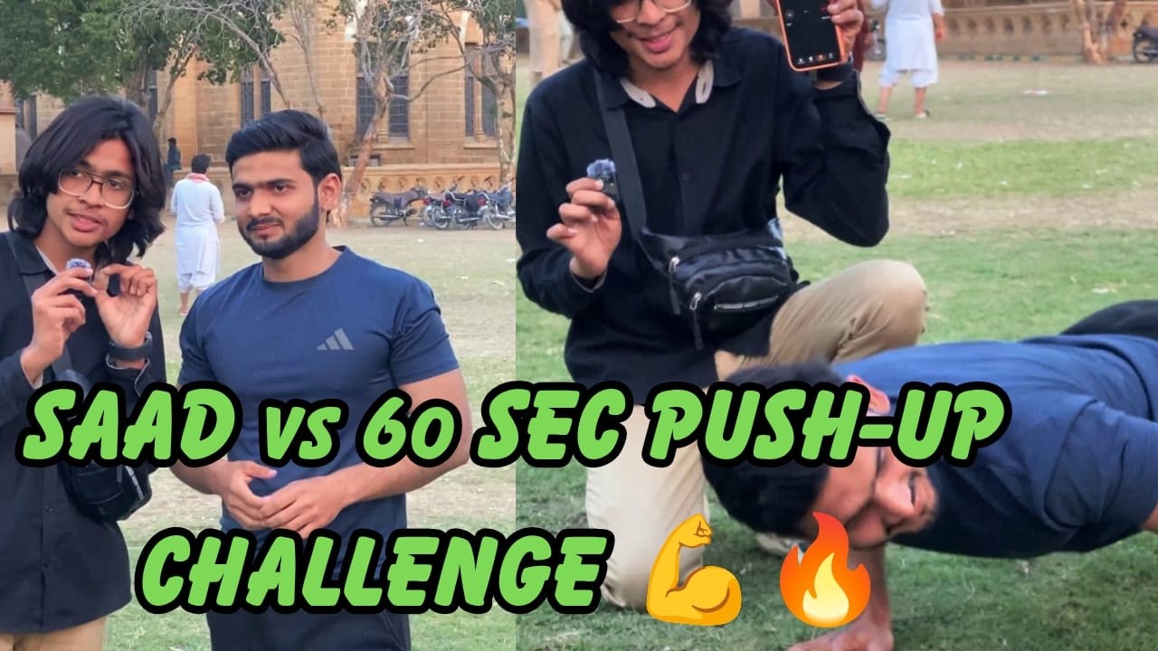 Frere Hall Karachi | Part two | 60 seconds Push-up challenge💪🏻 | Cricket with friends 🏏 | Habibi's