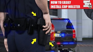How To Install Cop Holster | Holster Animation | #lspdfr