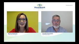 Interview with Claudio Parrinello, the CEO of PlanetWatch