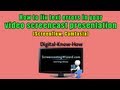 How to use Screenflow or Camtasia to fix a text error in your screencast video
