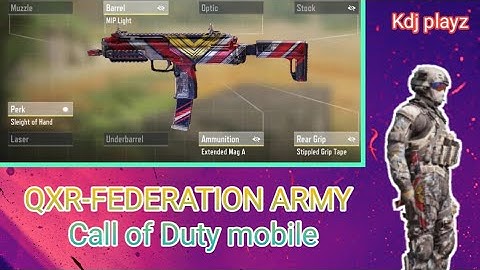QXR-Federation Army Weapon Gameplay CODM ❤️🎮❤️🎮❤️❤️
