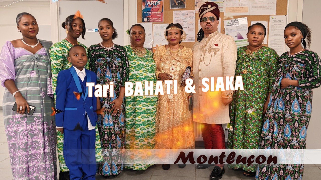 Tari de Siaka et Bahati à Montluçon