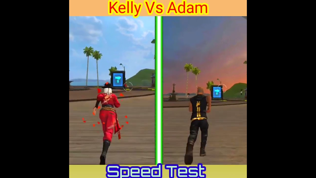 Kelly Vs Adam speed Test Challenge