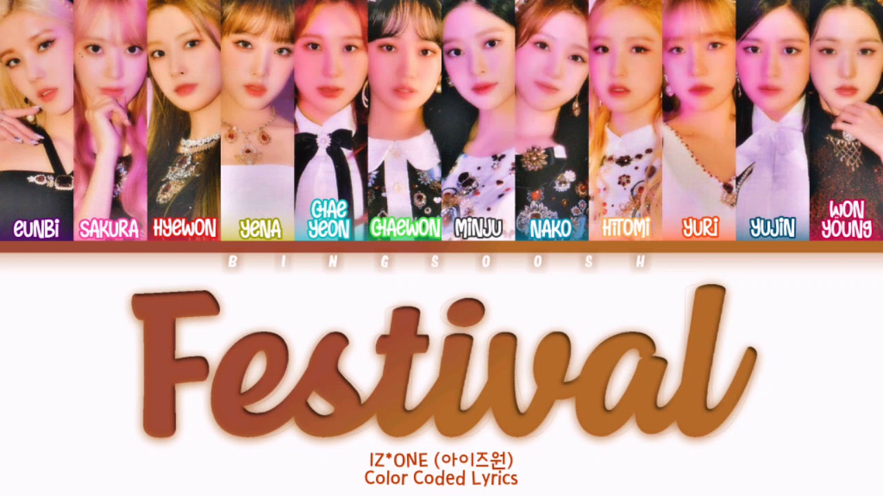 IZ*ONE (아이즈원) - Festival (페스티발) | Orig: Uhm Jung Hwa | bingsoosh
