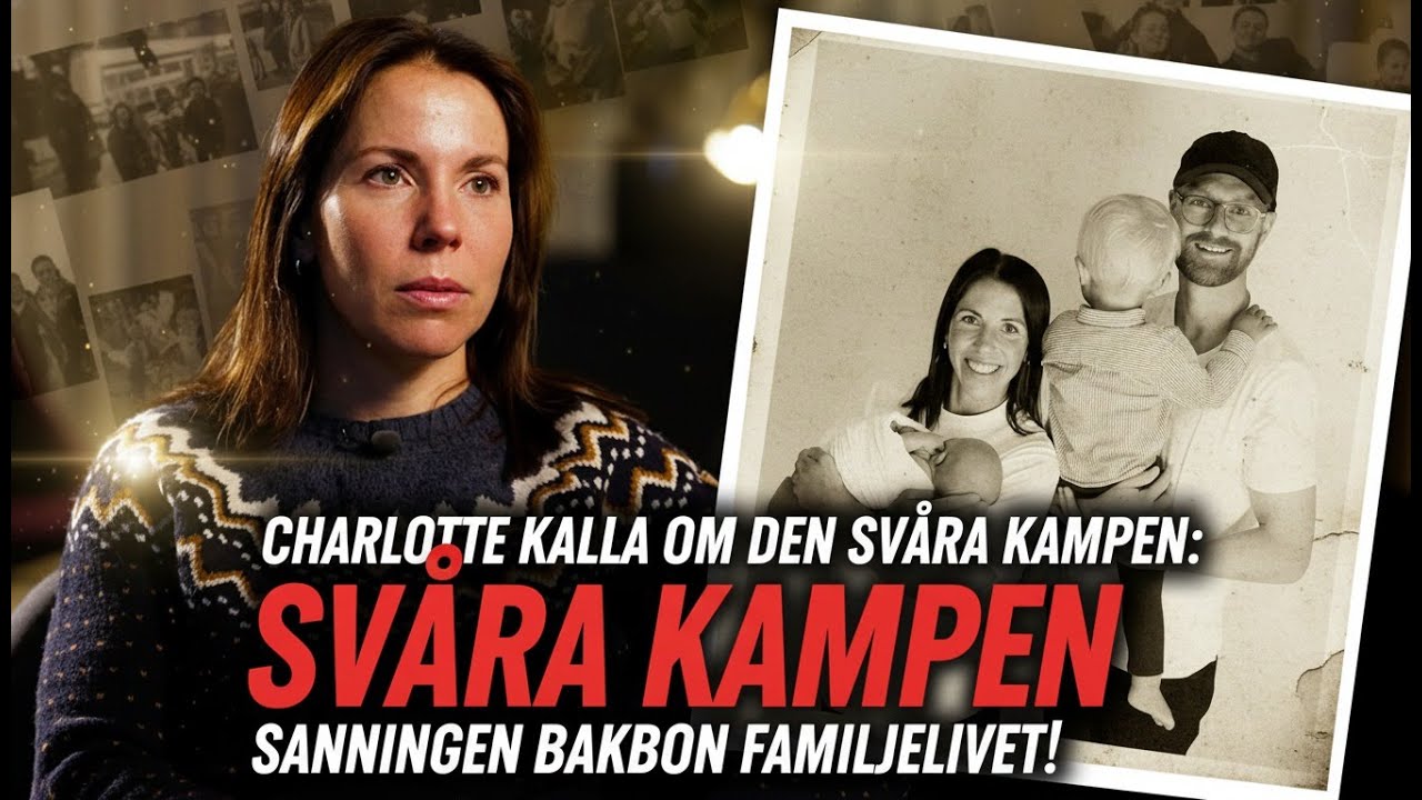 Charlotte Kalla om den svåra kampen Sanningen bakom familjelivet!