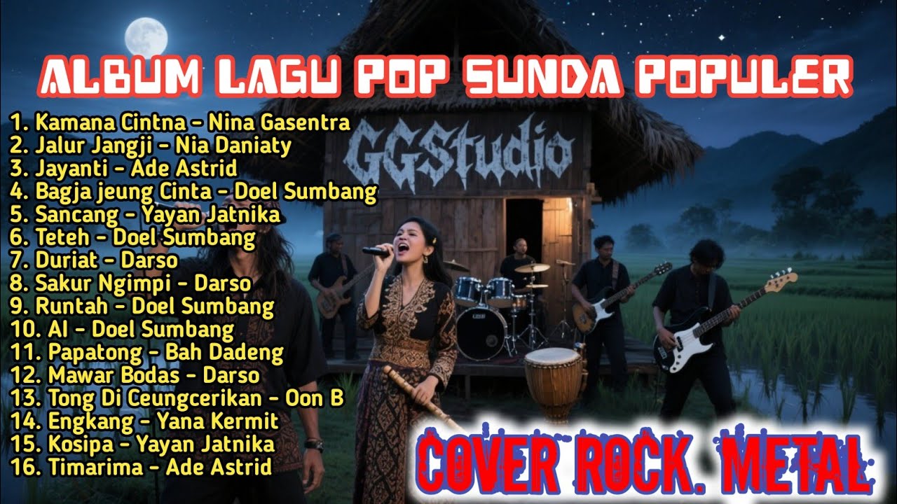 Kumpulan metal rock cover Sunda | pop Sunda populer | cocok untuk temen santai dan bekerja,