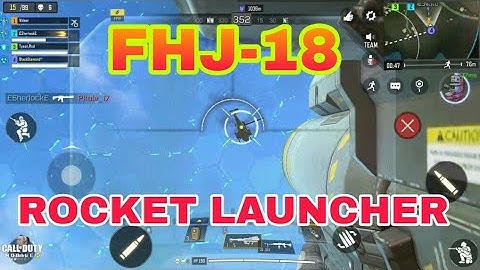 How To Use FHJ-18 in Call of Duty Mobile | CALL OF DUTY | ROCKET LAUNCHER