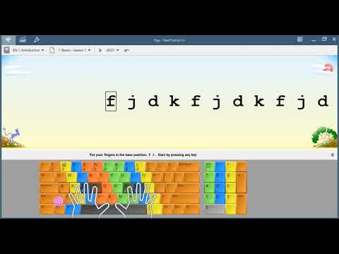 Tin hoc khối 1 tuần 24 luyện tập phần mềm rapid typing