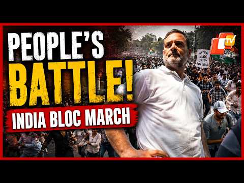 CEC Gyanesh Kumar Row: INDIA Bloc Launches Protest March In Delhi Over Electoral Irregularities