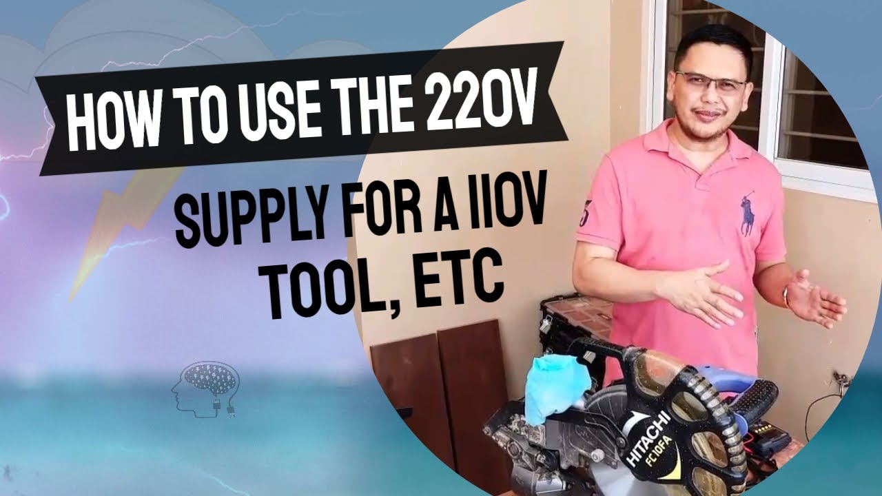 How to Use the 220V Supply for a 110V Tool, Etc. YouTube