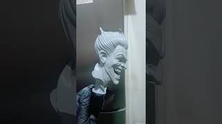 busto do coringa em produção