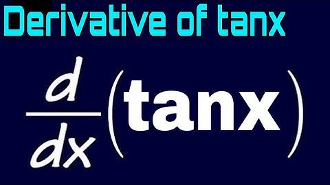 Derivative of tanx from first principle in hindi (DERIVATIVE OF TANX) BY:- Technical Plus Education