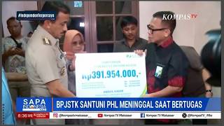 BPJSTK Santuni PHL Meninggal Saat Bertugas