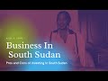 Pros and Cons - Business In South Sudan | Aluel D. Deng