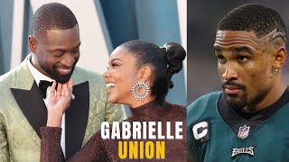 Gabrielle Union Reveals Crush on Eagles QB Jalen Hurts That Her and Her Friends Have