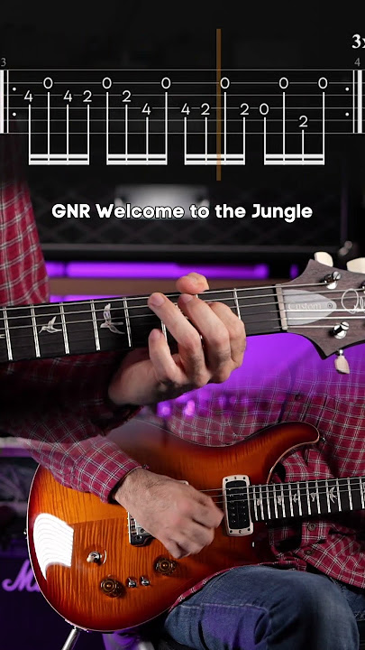 GNR - Welcome to the jungle Tutorial & TABS