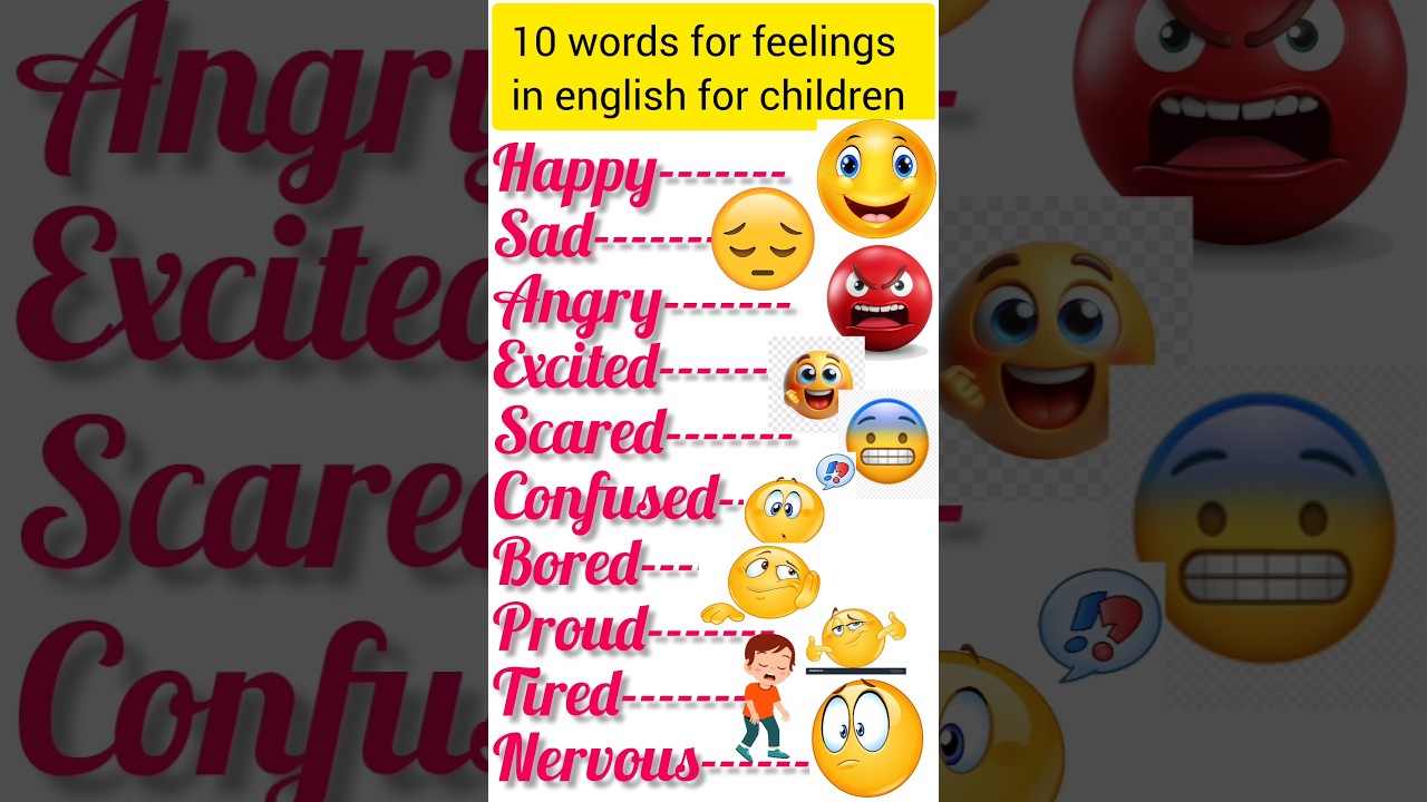10 Words for Feelings in english [Spoken English Vocabulary 