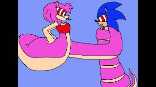 Naga Amy Wrapping Up Sonic Compilation.