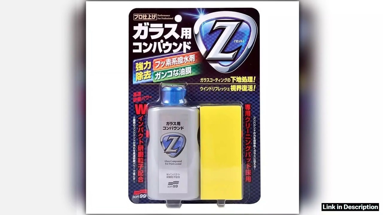 Soft99 Ultra Glaco Japan Car Windshield Glass mirrors Water Rain Repellent Remove Oil Film Antirain