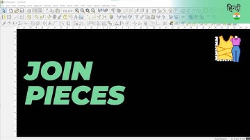हिन्दी - Join Pieces | TUKAdesign Video Help | CAD Pattern Making Software | Hindi