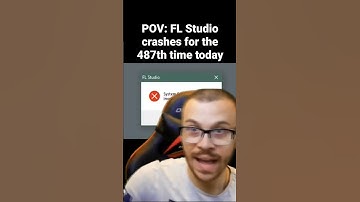 POV: FL Studio keeps crashing... 🤬 #shorts #flstudio #producer