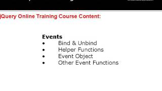 JQUERY TUTORIALS | JQUERY ONLINE TRAINING | JQUERY COURSE CONTENT | NareshIT