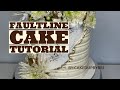 Textured fault line cake tutorial cake caketutorial tutorial baking