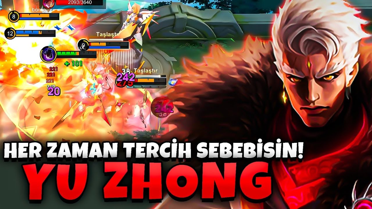 EXP KORİDORUNUN SEFİRİ YU ZHONG - İYİ BAŞLAYIP TANKI BİLE TEKLEYEN HELCURT - Mobile Legends