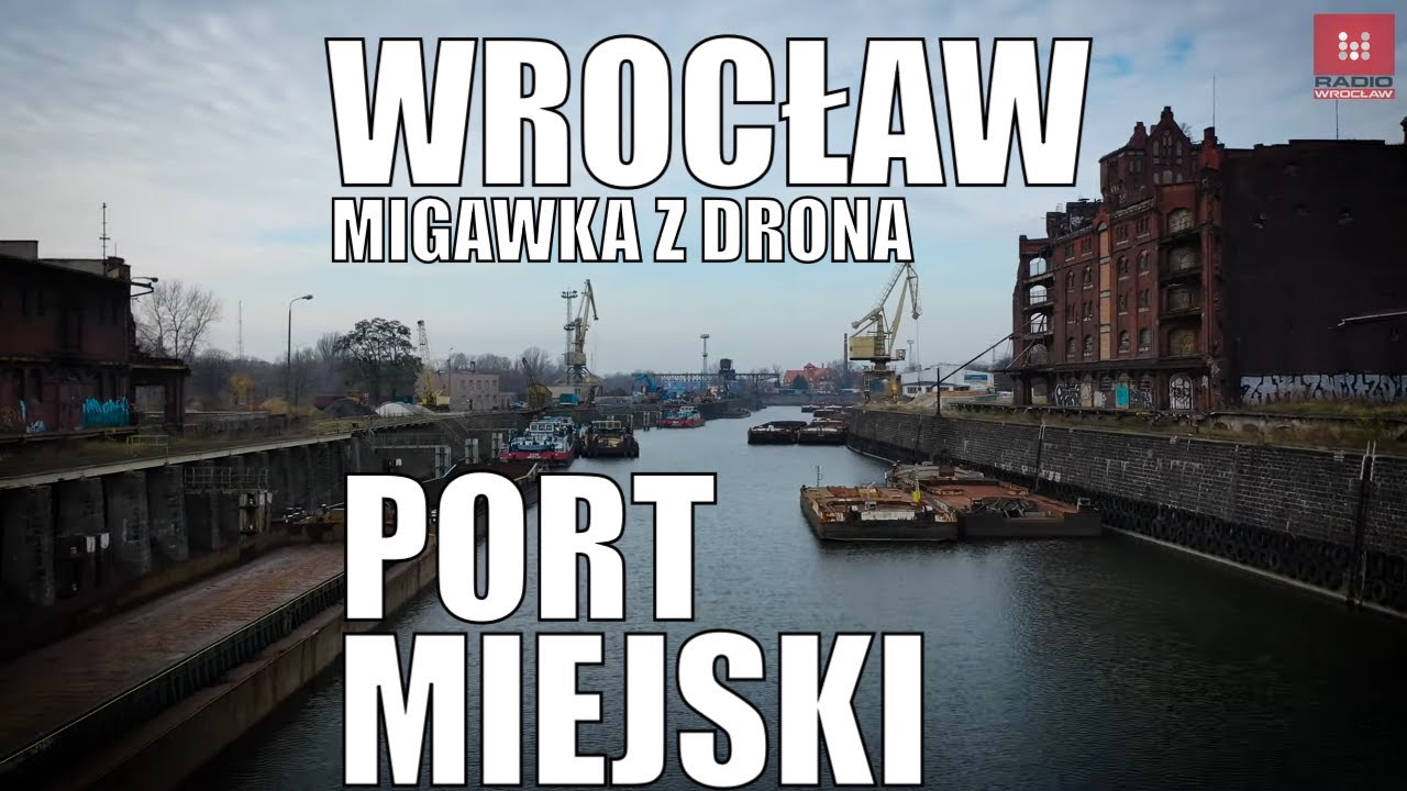 #Migawka z drona #Port #Miejski #Wrocław ul. #Kleczkowska #URBEX