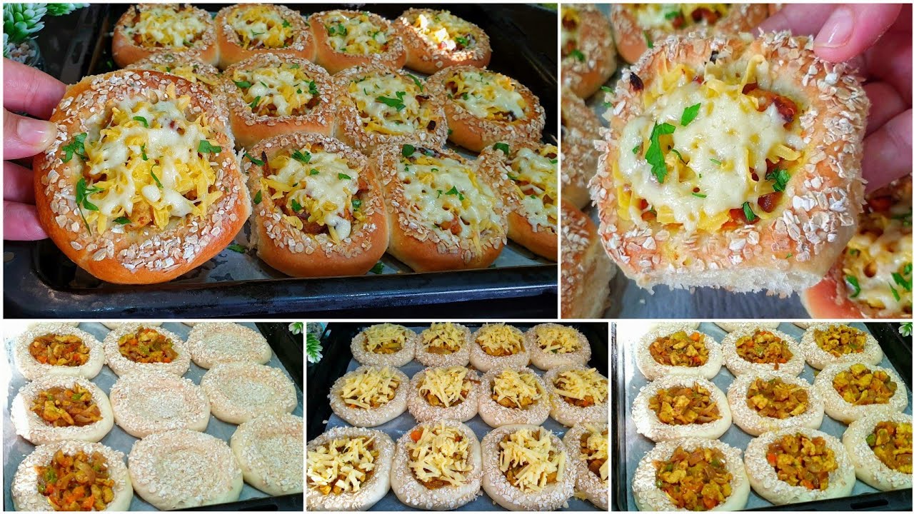 اسهل والذ طريقة تحضير بريوش مالح معمر الدجاج💫 بعجينة خفيفة وهشة 😋 بدون زبدة وبدون بيض👌🏻#brioche