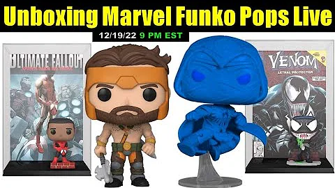 Unboxing Marvel Funko Pops Live - 12/19/22 (Giveaw...