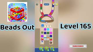 🎮 Beads Out Level 165 Walkthrough 🧩 | Tricky Bead Puzzle Solution | Mini Boss