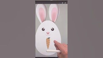 Cute Easter Bunny Patreon Exclusive Procreate Tutorial #procreate #digitalart #procreatebrushes