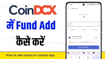 Coindcx me fund add kaise kare | how to add funds in coindcx upi