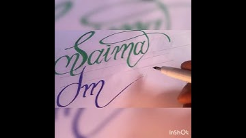 Saima Imtiyaz name calligraphy comment ur name subscribe@immutallyartandcalligraphy3170