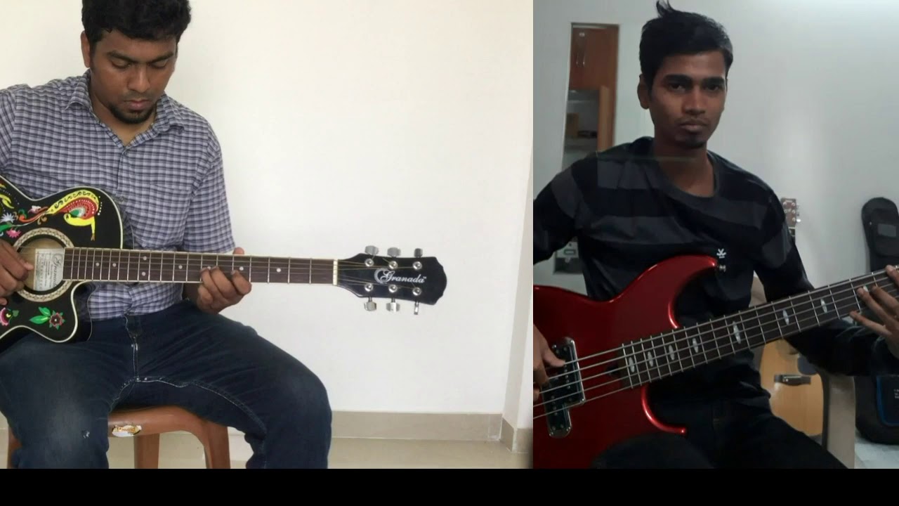 Senthoora poove - Guitar & Bass Cover
