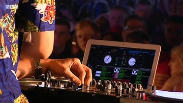 DJ F- Block on the BBC Introducing Stage live at Glastonbury 2011