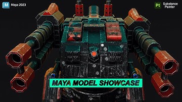 Mecha 3D model Showcase | Maya modeling | 2022