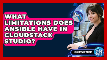 What Limitations Does Ansible Have in CloudStack Studio? | Cloud Stack Studio News