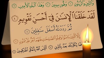 سورة التين ( خاشعة )