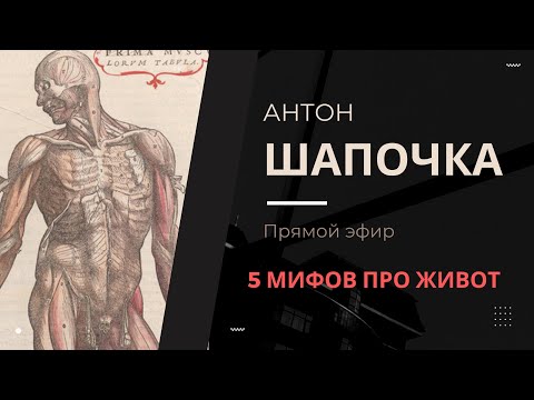 Мифы про тренировку мышц живота, кубики, фасцию. Мир движения и реабилитации. Эфир Антон Шапочка