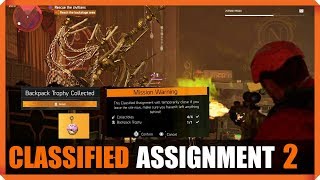 The Division 2 | CLASSIFIED ASSIGNMENT 2 | ALL COLLECTIBLES \& TROPHY | TITLE UPDATE 3